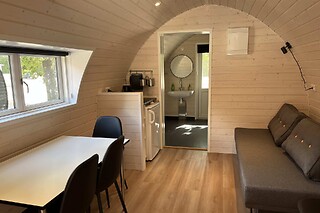 Wellnessophold i hytte hos Helle Aktivitetshotel
