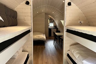 Wellnessophold i hytte hos Helle Aktivitetshotel
